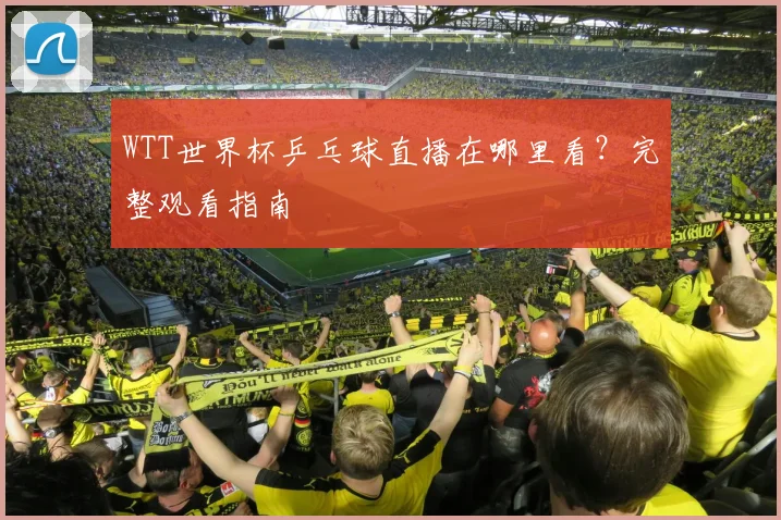 WTT世界杯乒乓球直播在哪里看？完整观看指南