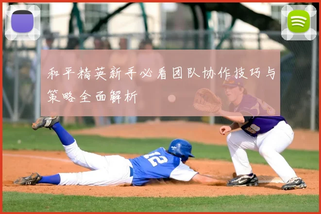 和平精英新手必看团队协作技巧与策略全面解析
